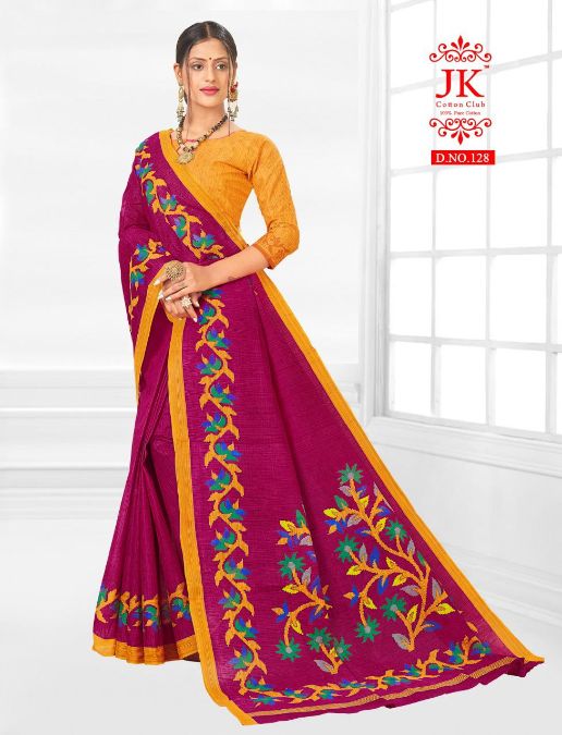 Jk Karishma 1 Casual Daily Wear Cotton Printed Latest Saree Collection